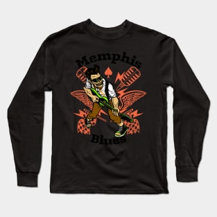 memphis blues Long Sleeve T-Shirt